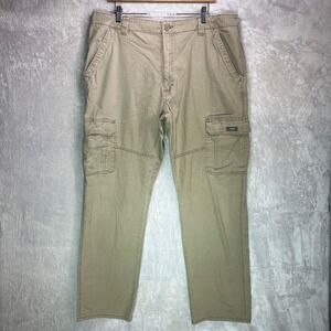 Wrangler‎ Y2K Utility Cargos Mens 38x32 Khaki Straight Leg Streetwear Workwear